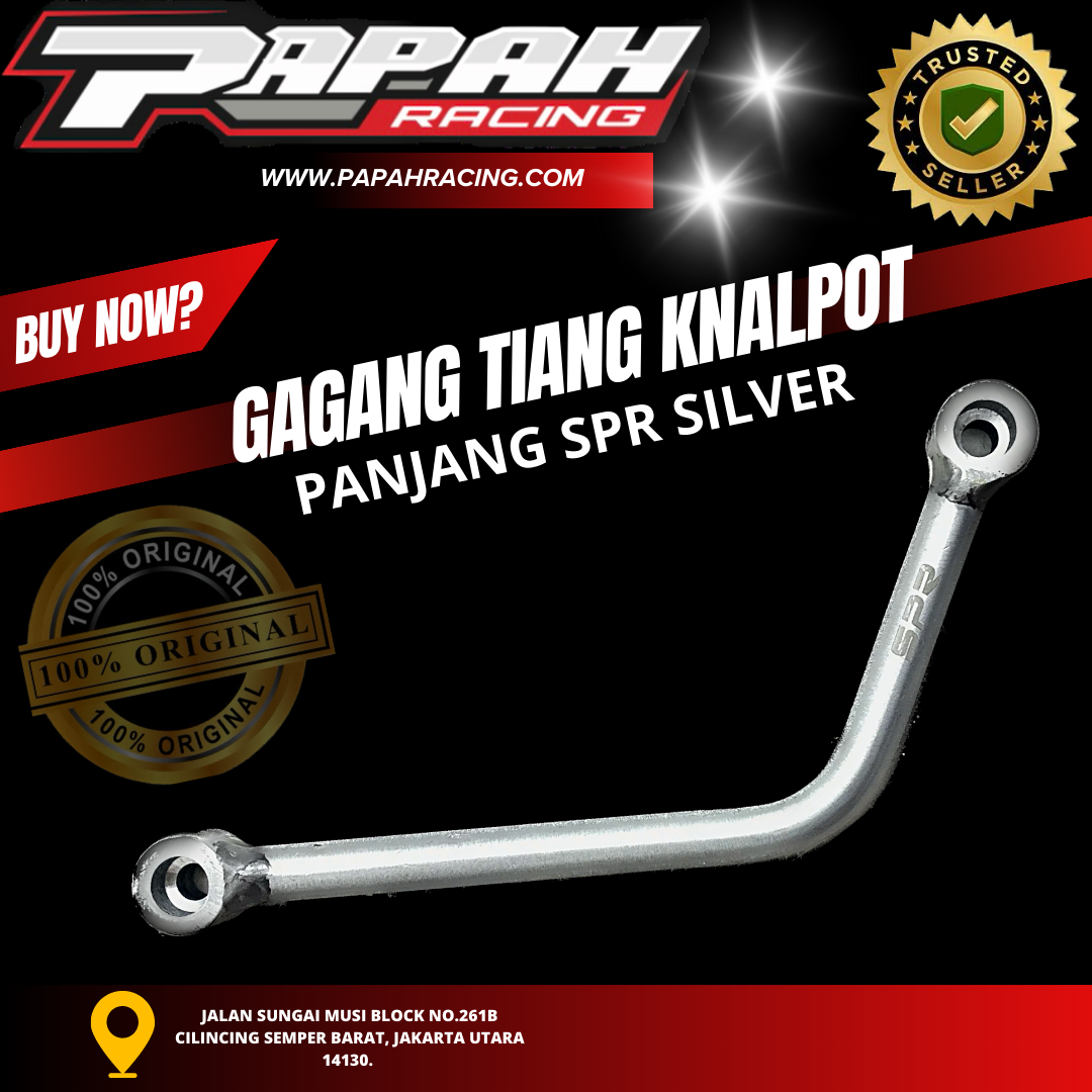 GAGANG TIANG KNALPOT SPR HIJAU 18CM